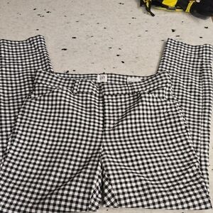GAP Monochrome Checkered Trousers
